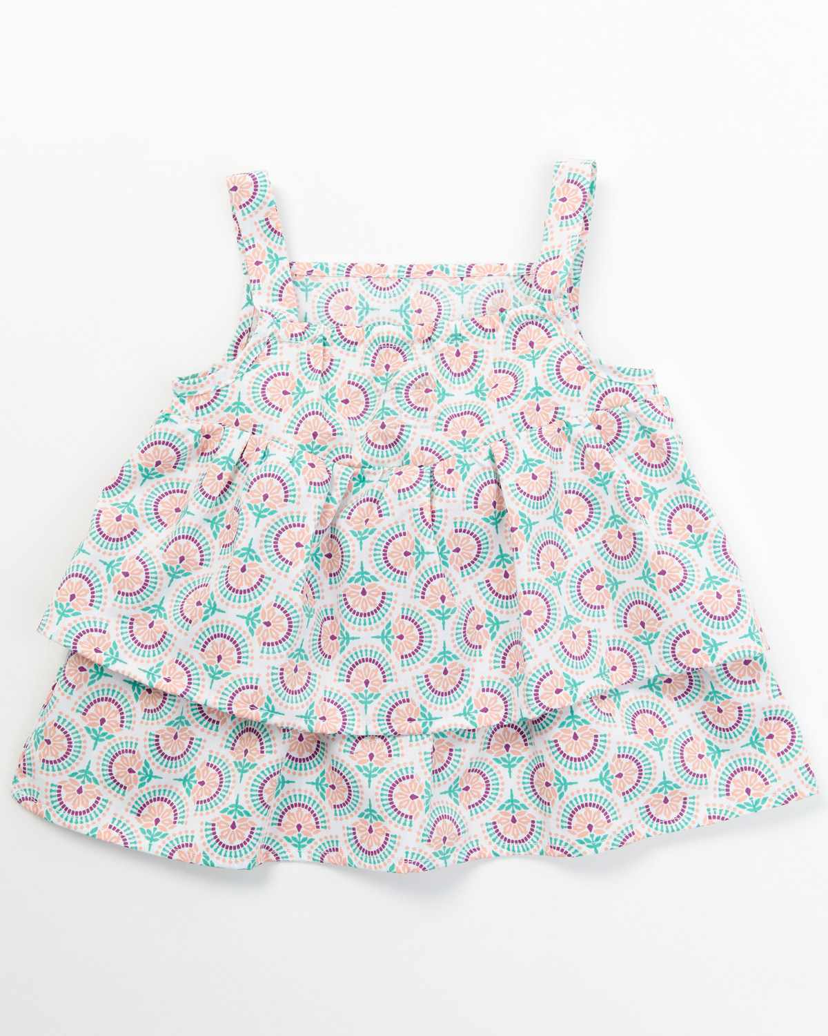 Wrangler Infant Girls' Sleeveless Ruffle Dress