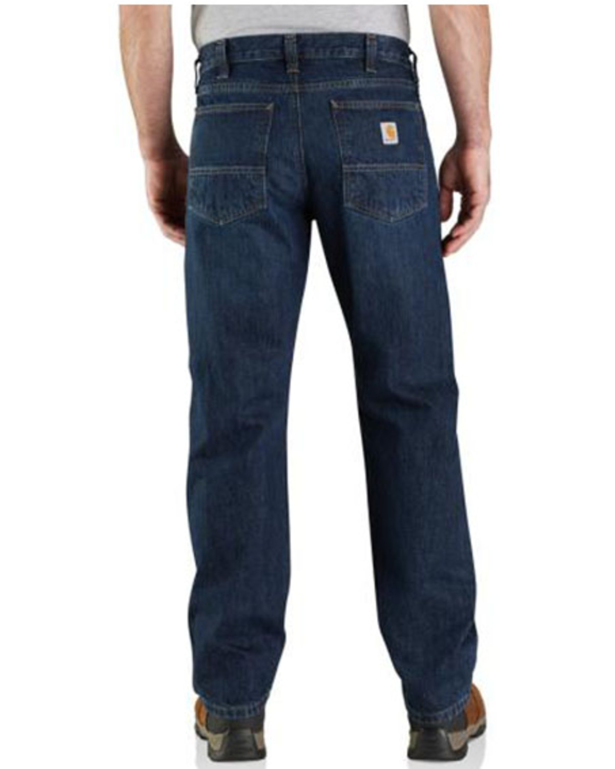 Carhartt Men's Relaxed Fit 5 Pocket Straight Denim Jeans
