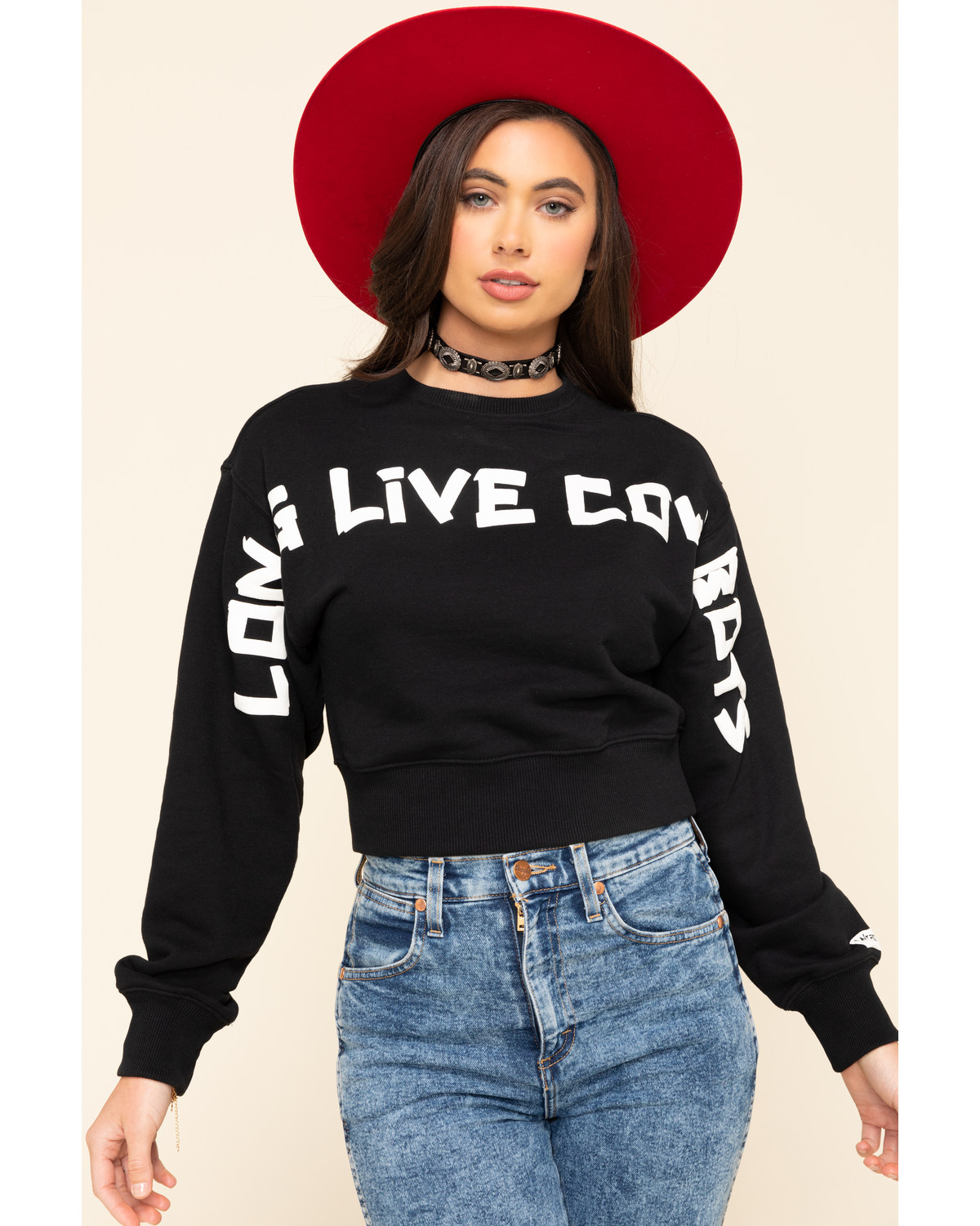 cropped pullover