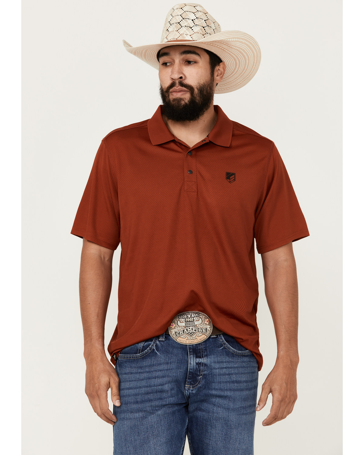 RANK 45® Men's Laredo Short Sleeve Polo Shirt