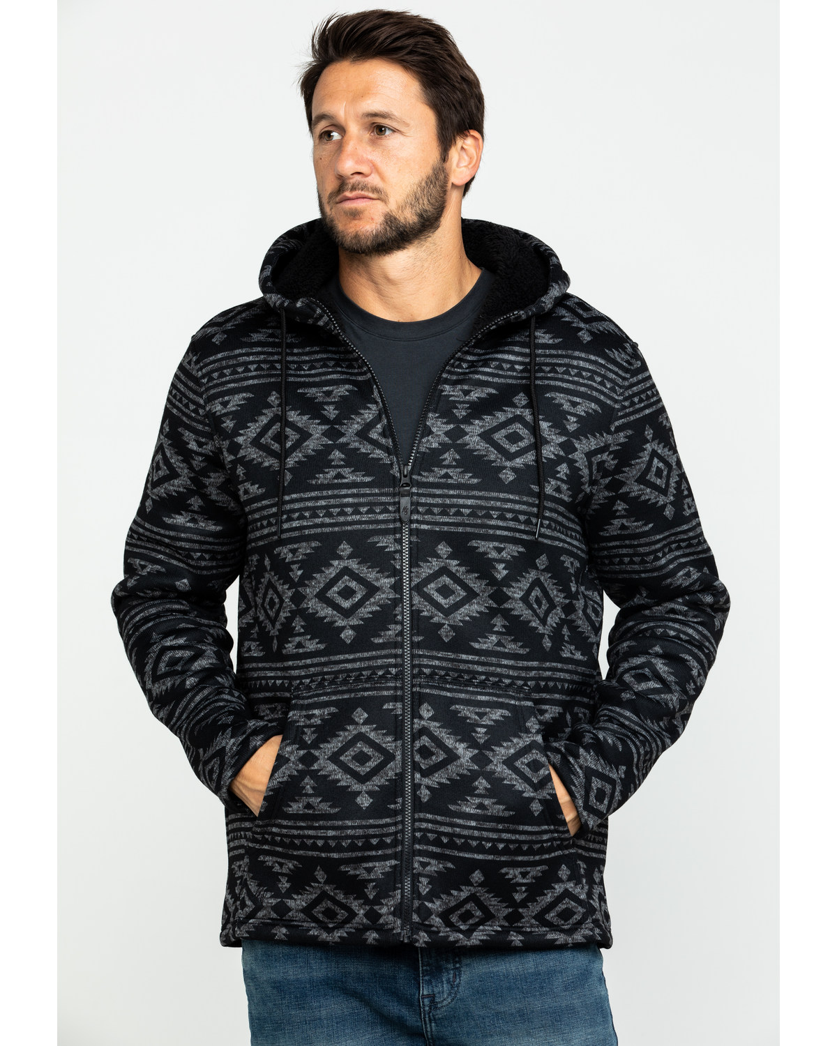 aztec print mens sweater