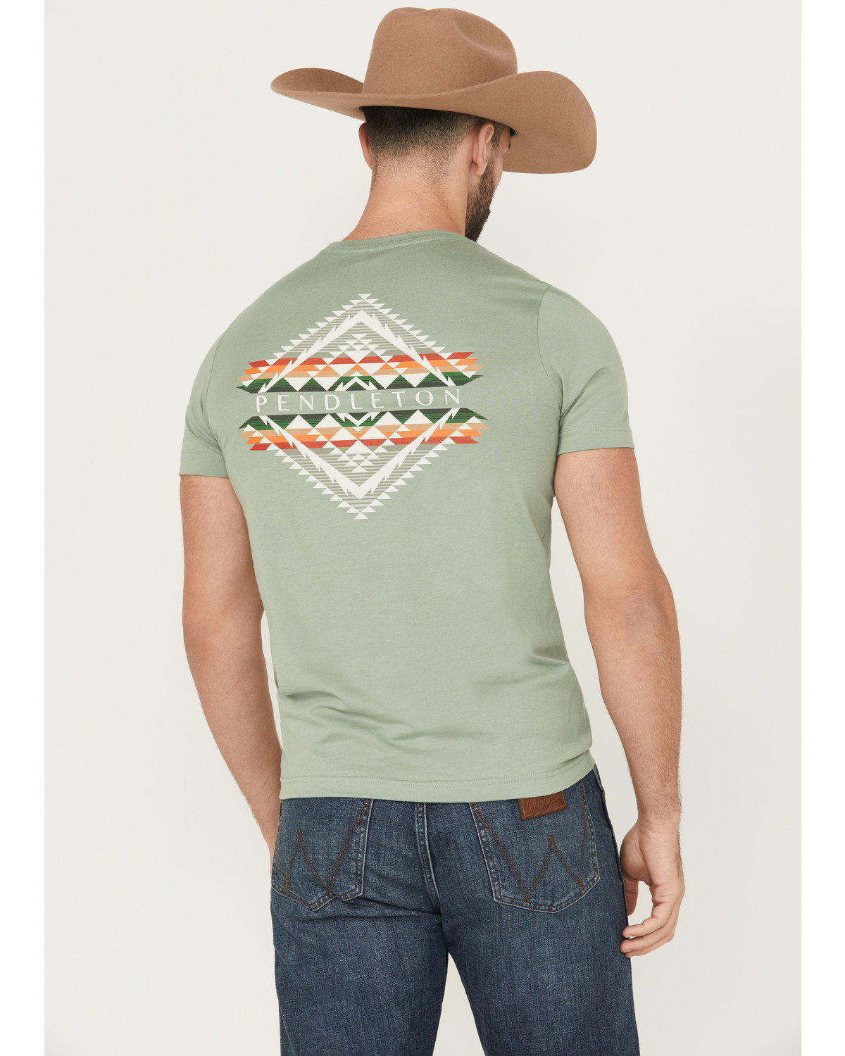 Pendleton Men's Geo Print Logo Short Sleeve Graphic T-Shirt