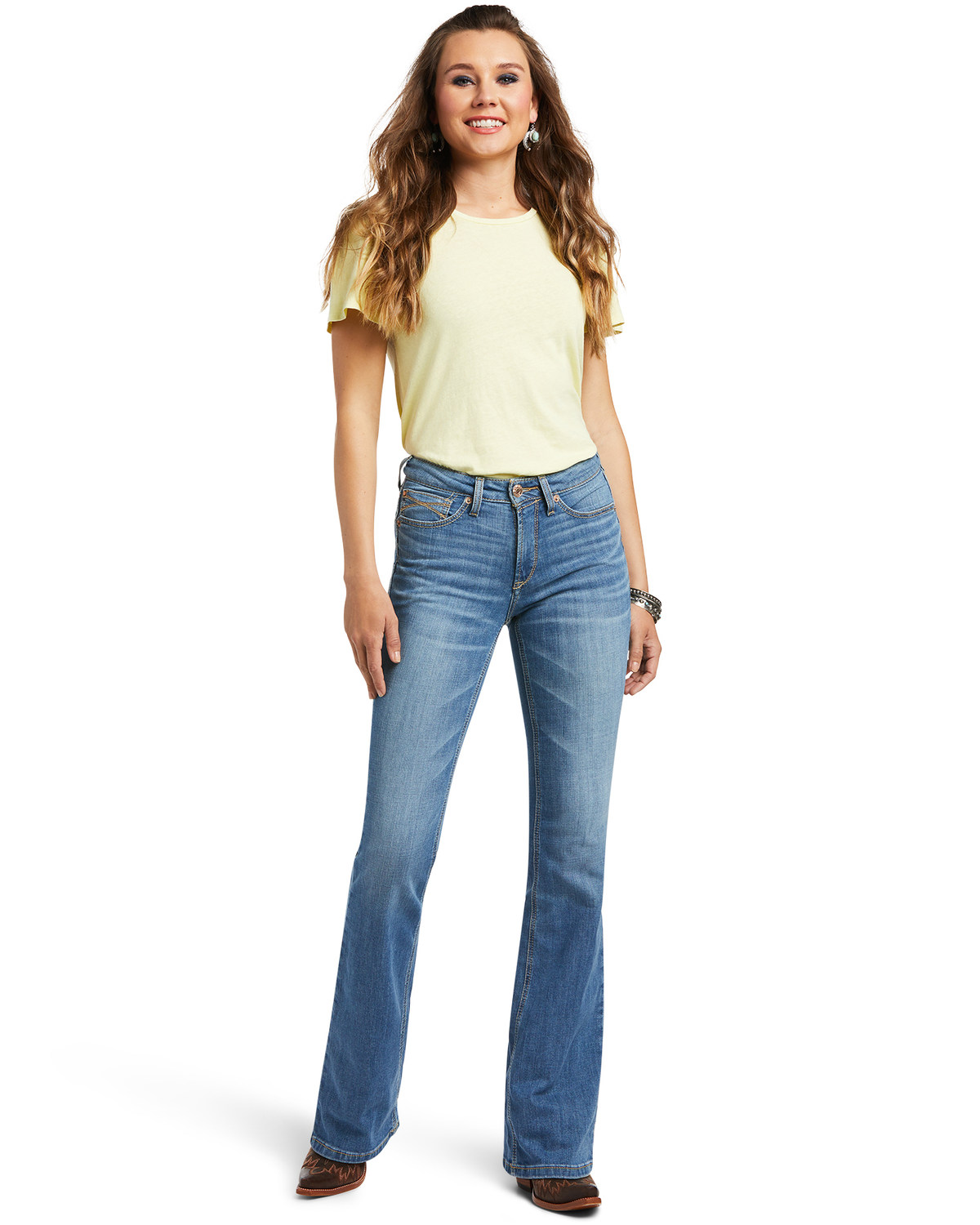 Ariat Women's R.E.A.L. Daniela High Rise Bootcut Jeans