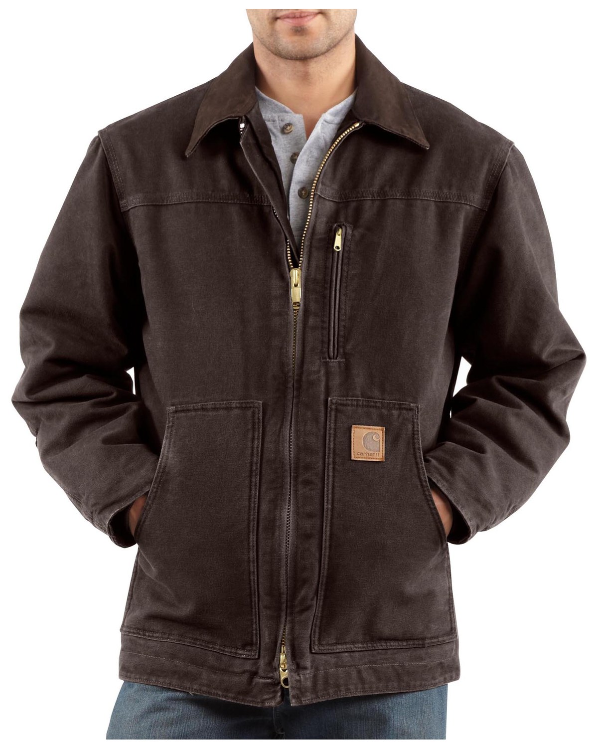 Carhartt Men's Sandstone Ridge Sherpa Lined Jacket Boot Barn