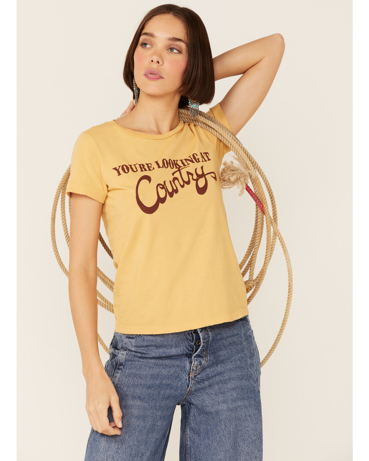 Bandit Women's Looking At Country Graphic Tee