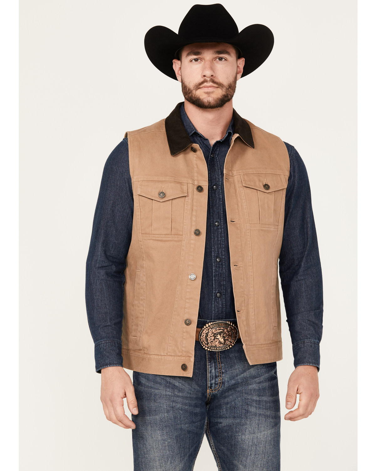 Cody James Men's Ozark Button-Down Vest