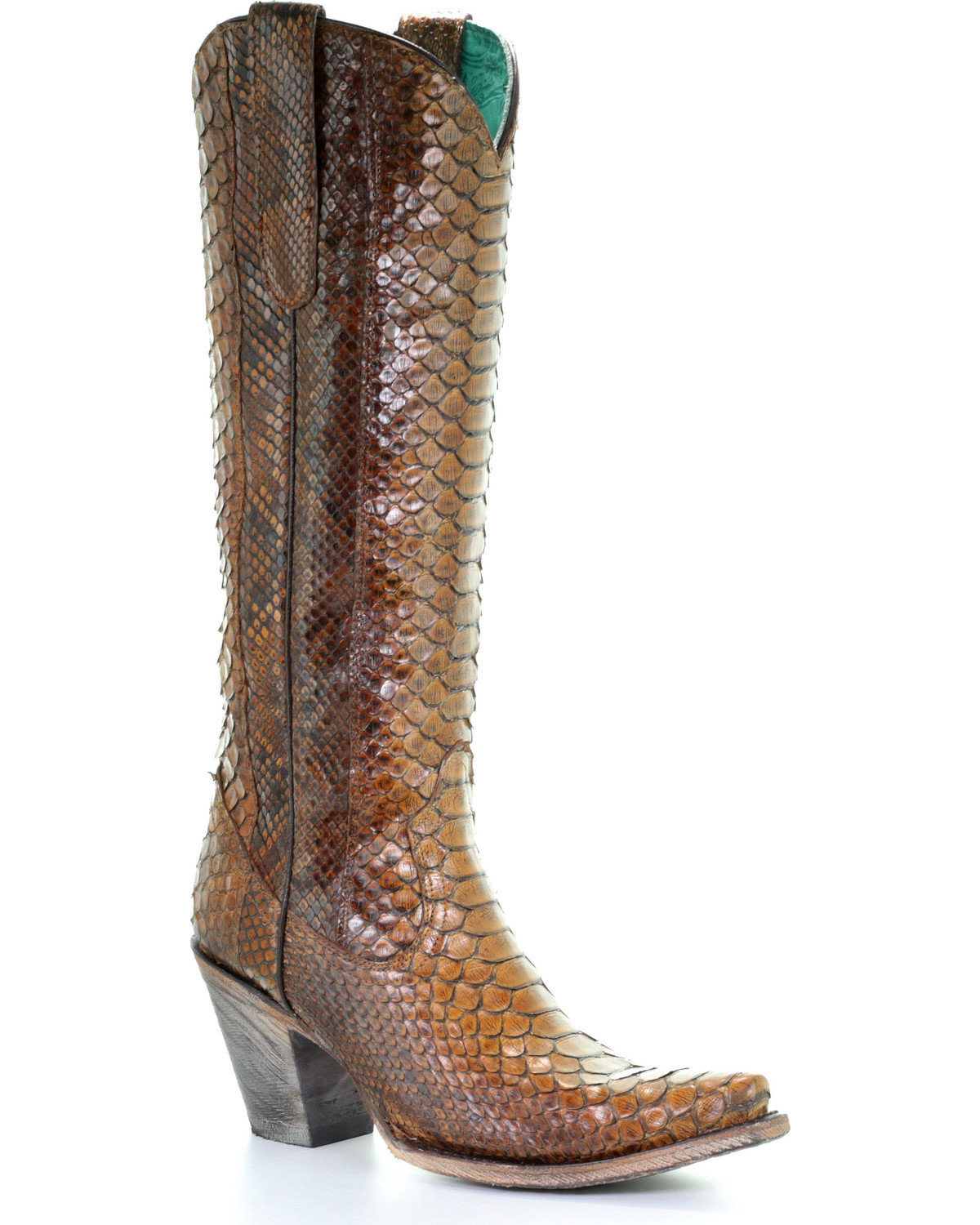 python tall boots