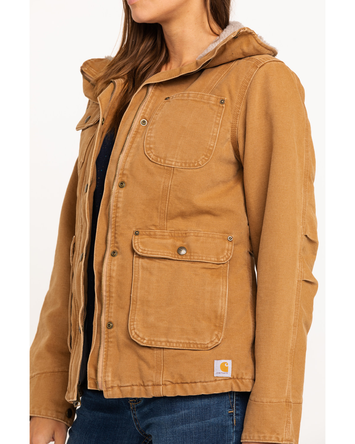 Carhartt Women's Weathered Duck Wesley Coat Boot Barn