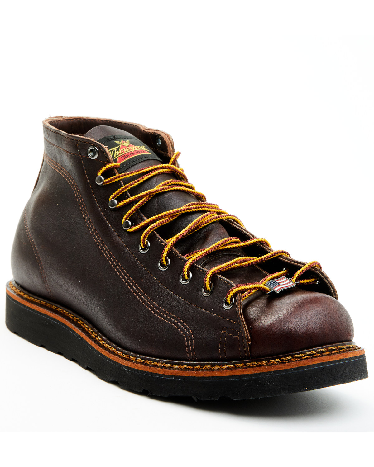 Thorogood Men's Walnut Roofer Work Boots - Soft Toe