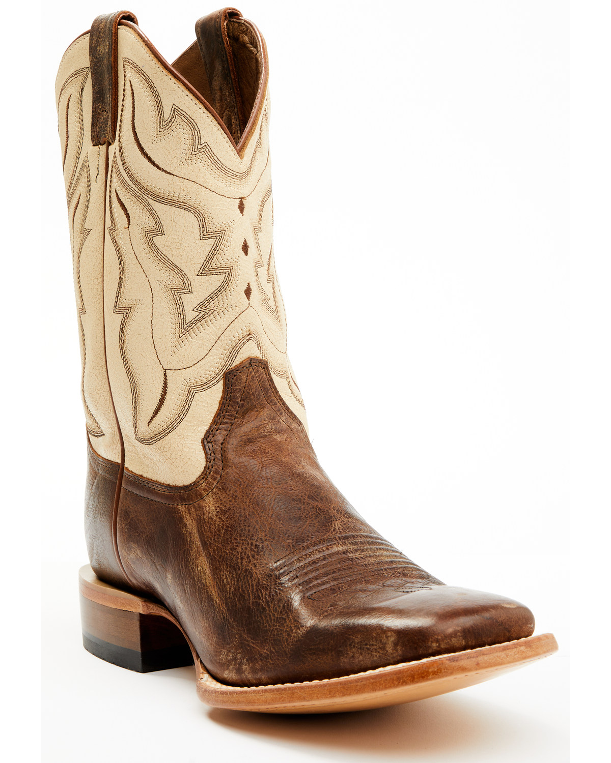 Cody James Men's Bone Western Boots - Broad Square Toe