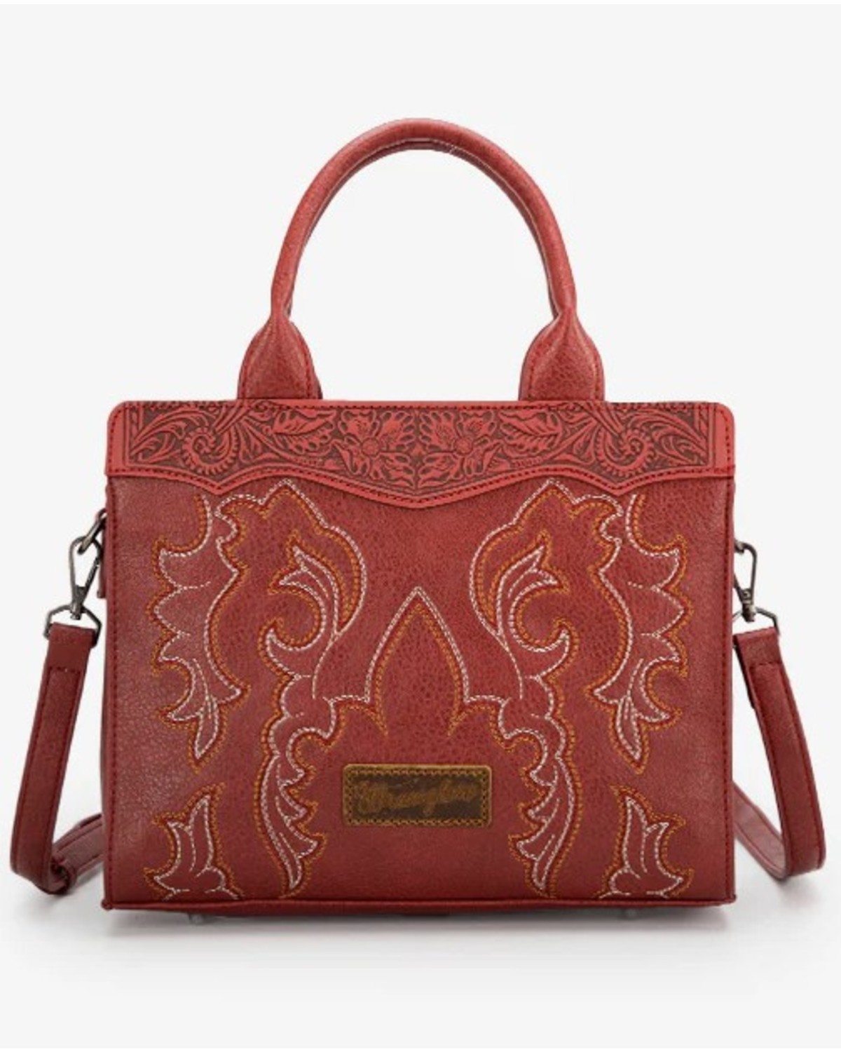 Wrangler Women's Jessie Embroidered Crossbody Tote