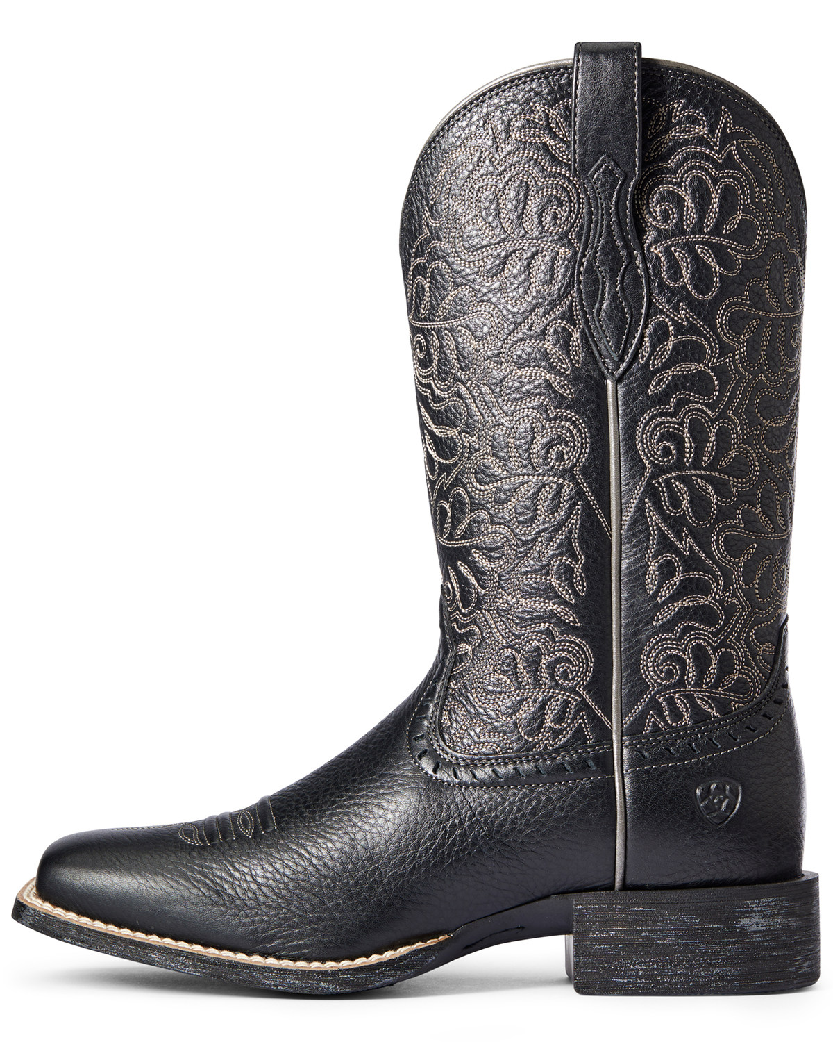 wide square toe boots women's