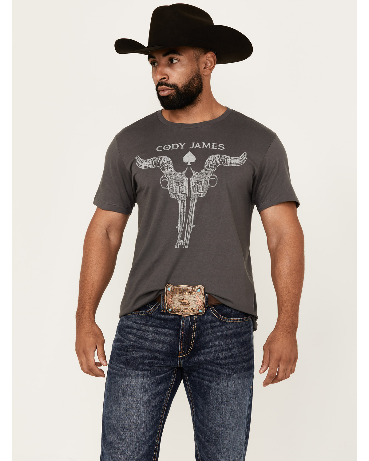 Cody James Men's Bullhead Guns Short Sleeve Graphic T-Shirt