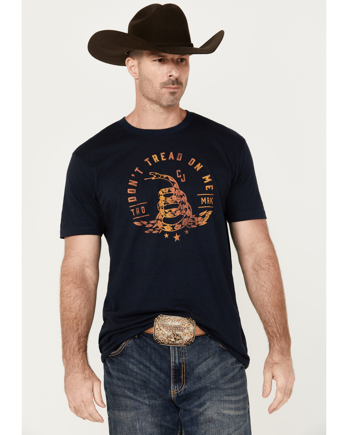 Cody James Men's Tread Snake Short Sleeve Graphic T-Shirt