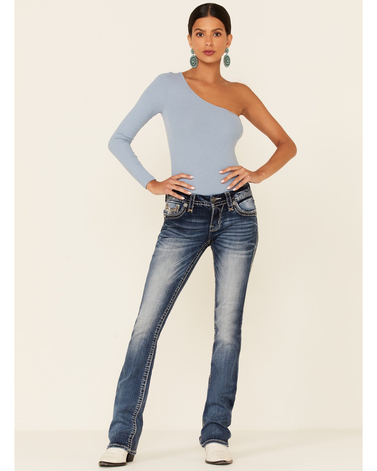 Rock Revival Women's Medium Wash Faded 