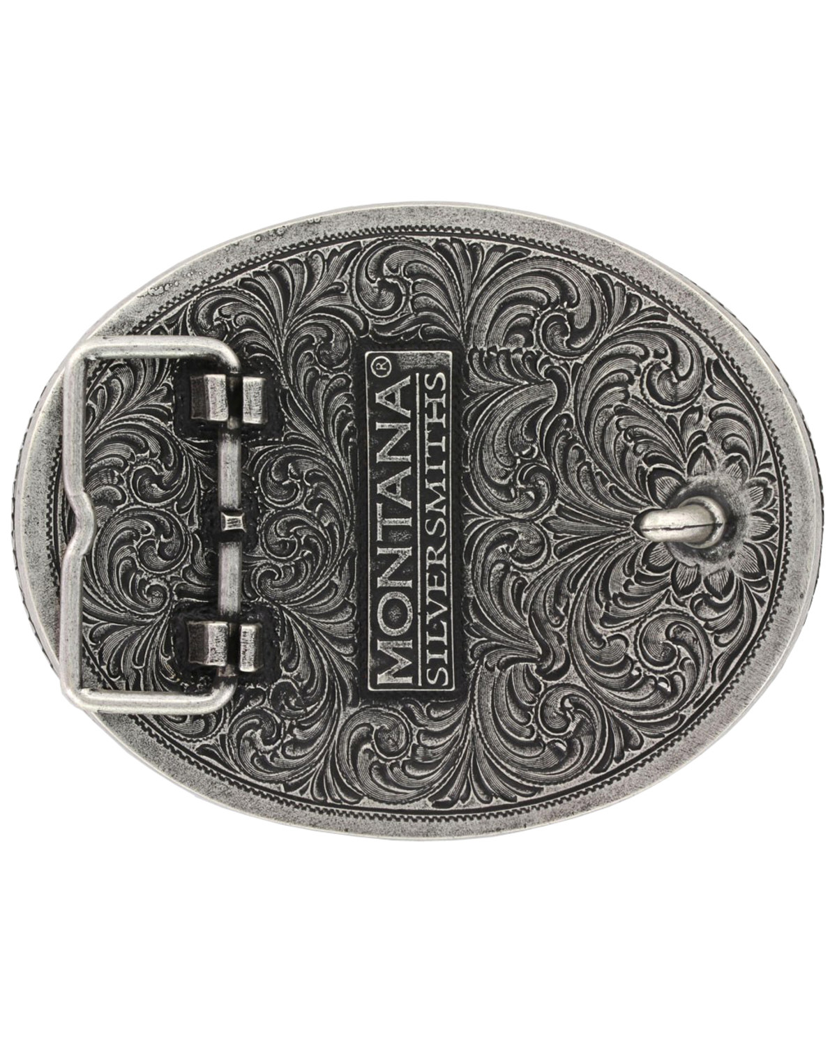 Montana Silversmiths Long Horn Attitude Belt Buckle Boot Barn