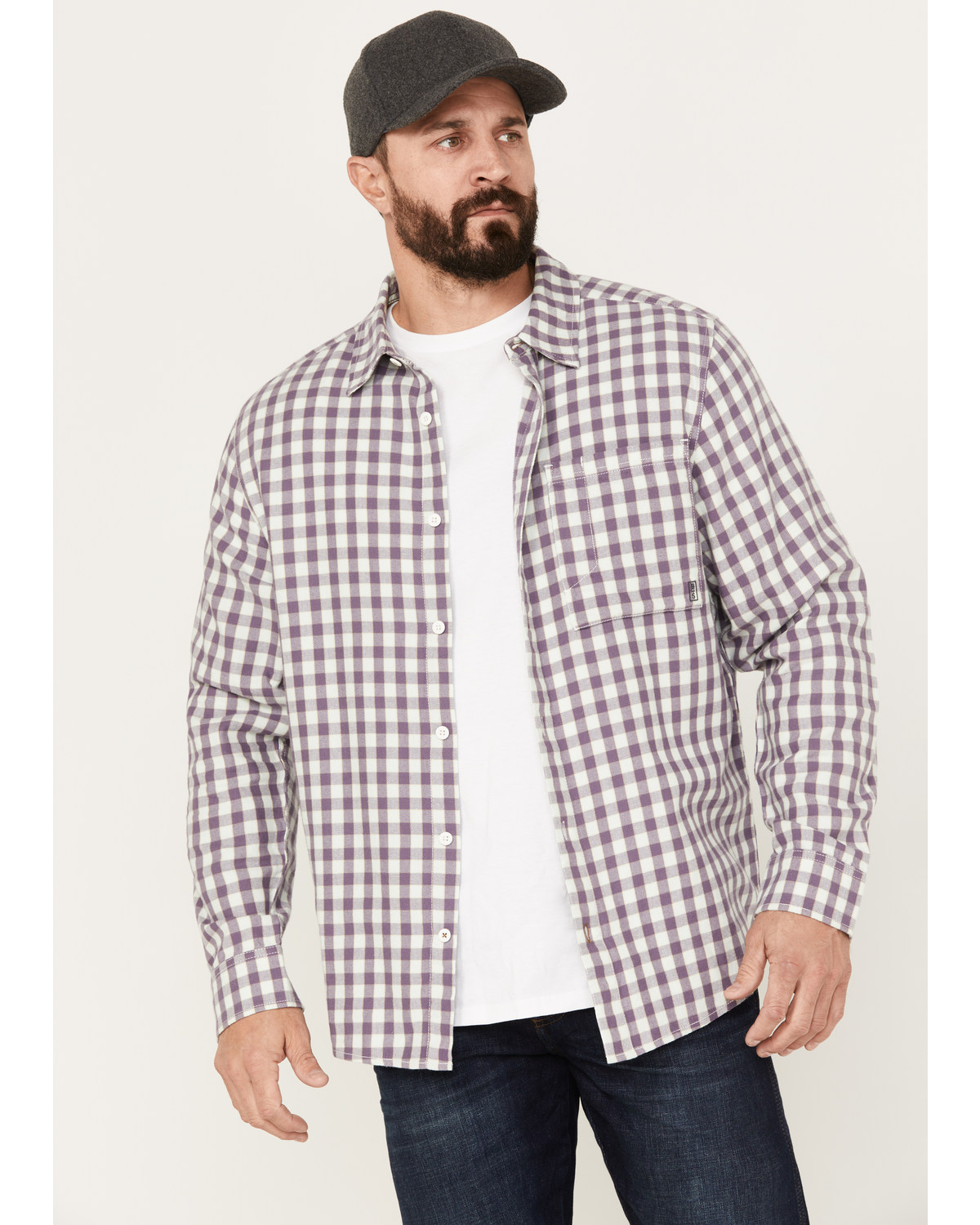 Brothers and Sons Casual Plaid Button Down Long Sleeve Western Shirt