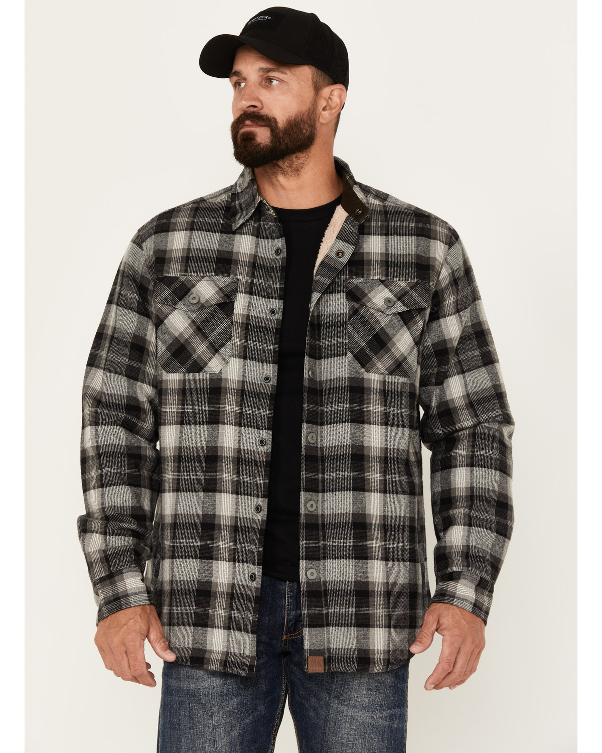 Grizzly mountain men's thermal lined flannel cheap