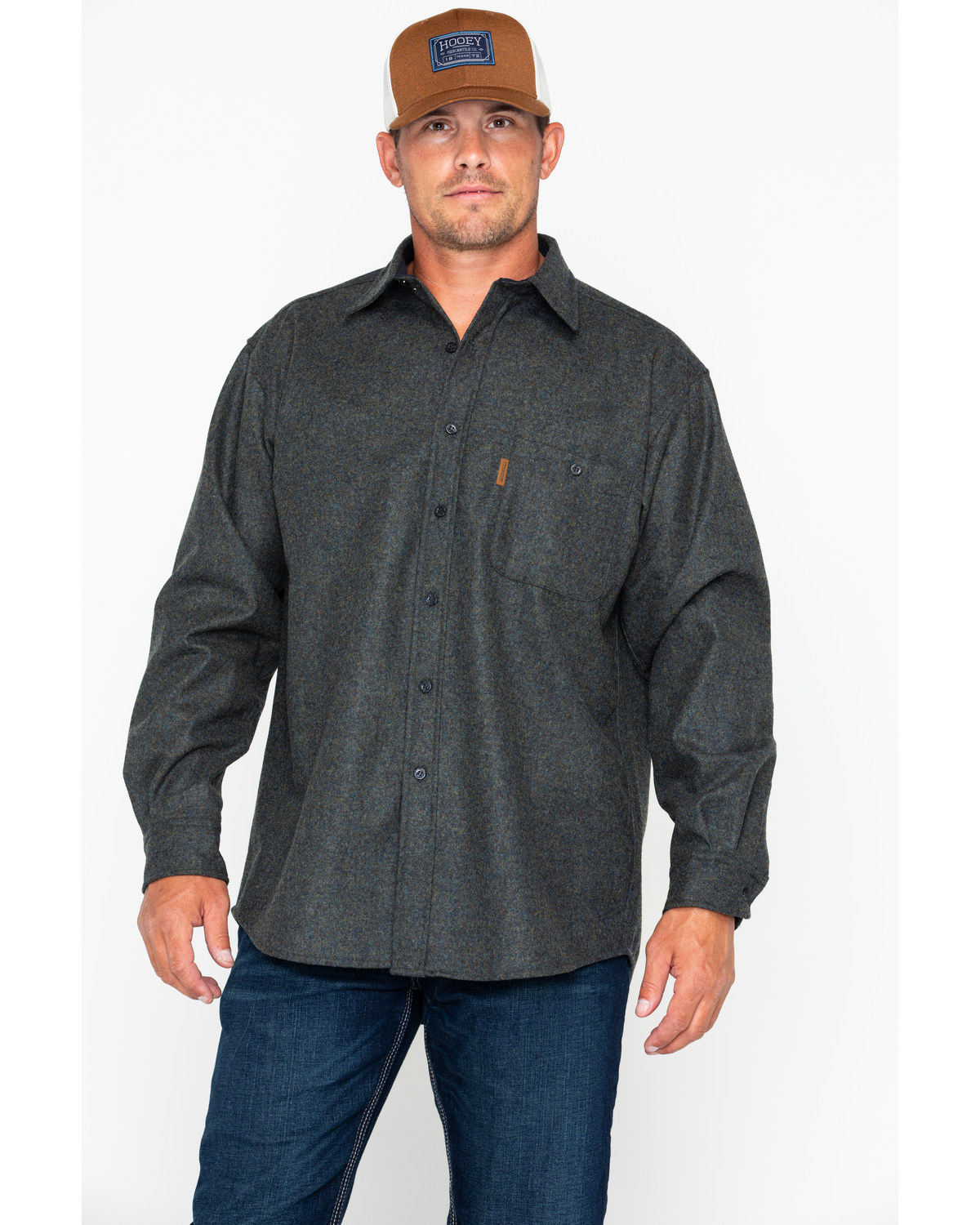 Pendleton Men's Harley Plaid Print Trail Long Sleeve Flannel Shirt
