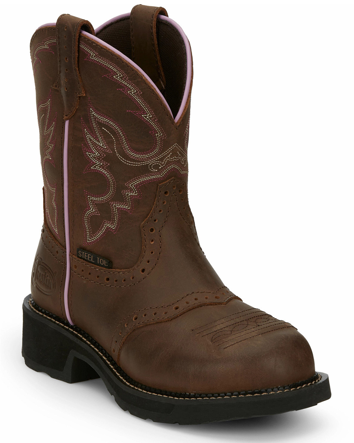 Justin Women's Wanette Western Work Boots - Steel Toe