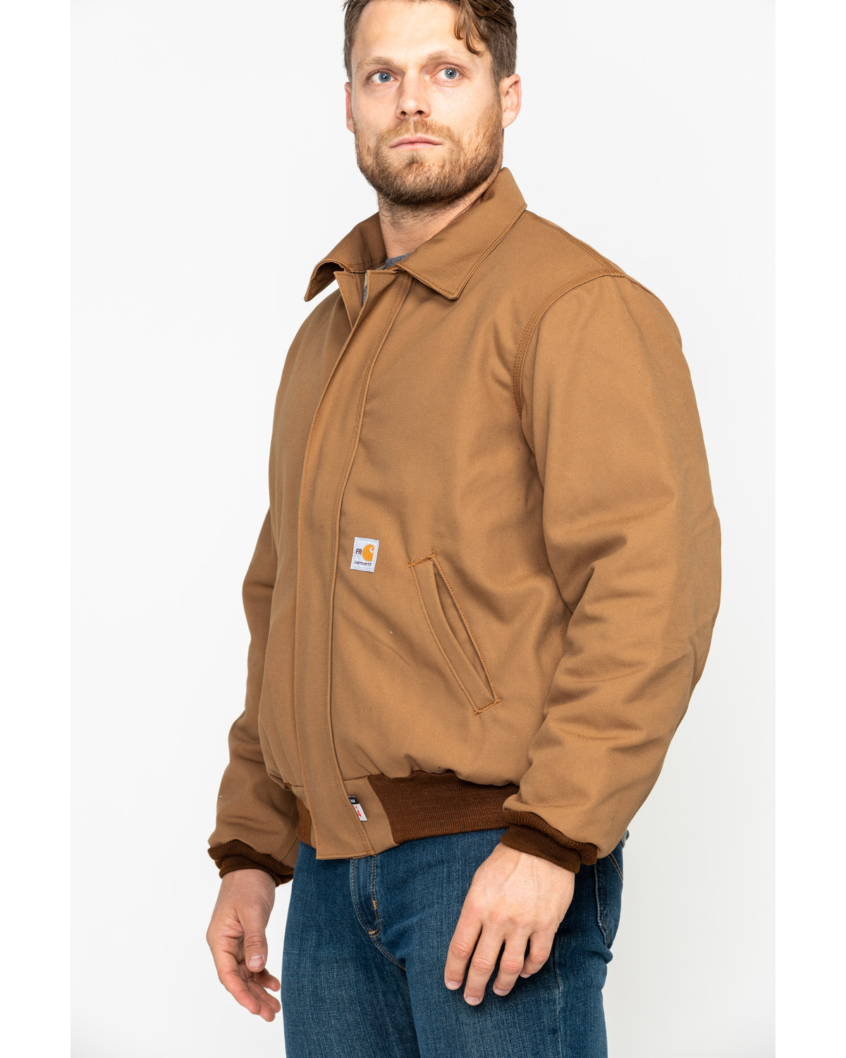 Carhartt Men's FlameResistant Duck Bomber Jacket Boot Barn