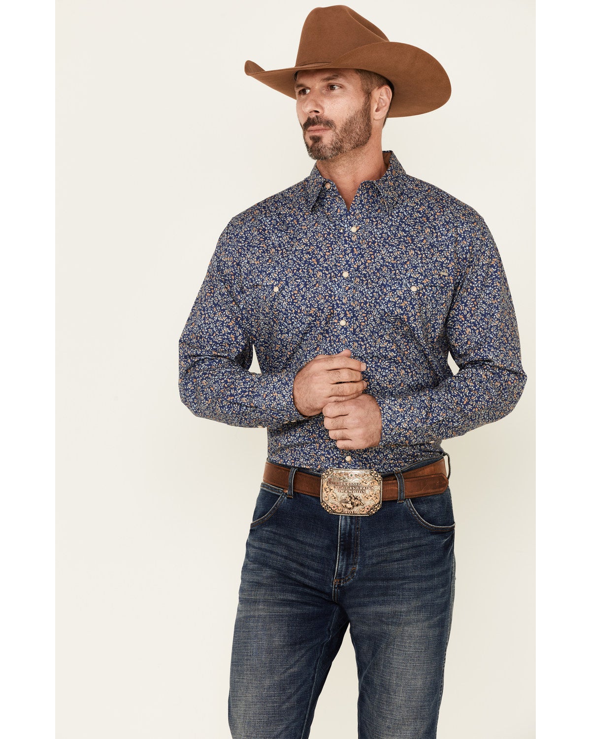 Tin Haul Men's Vintage Floral Print 