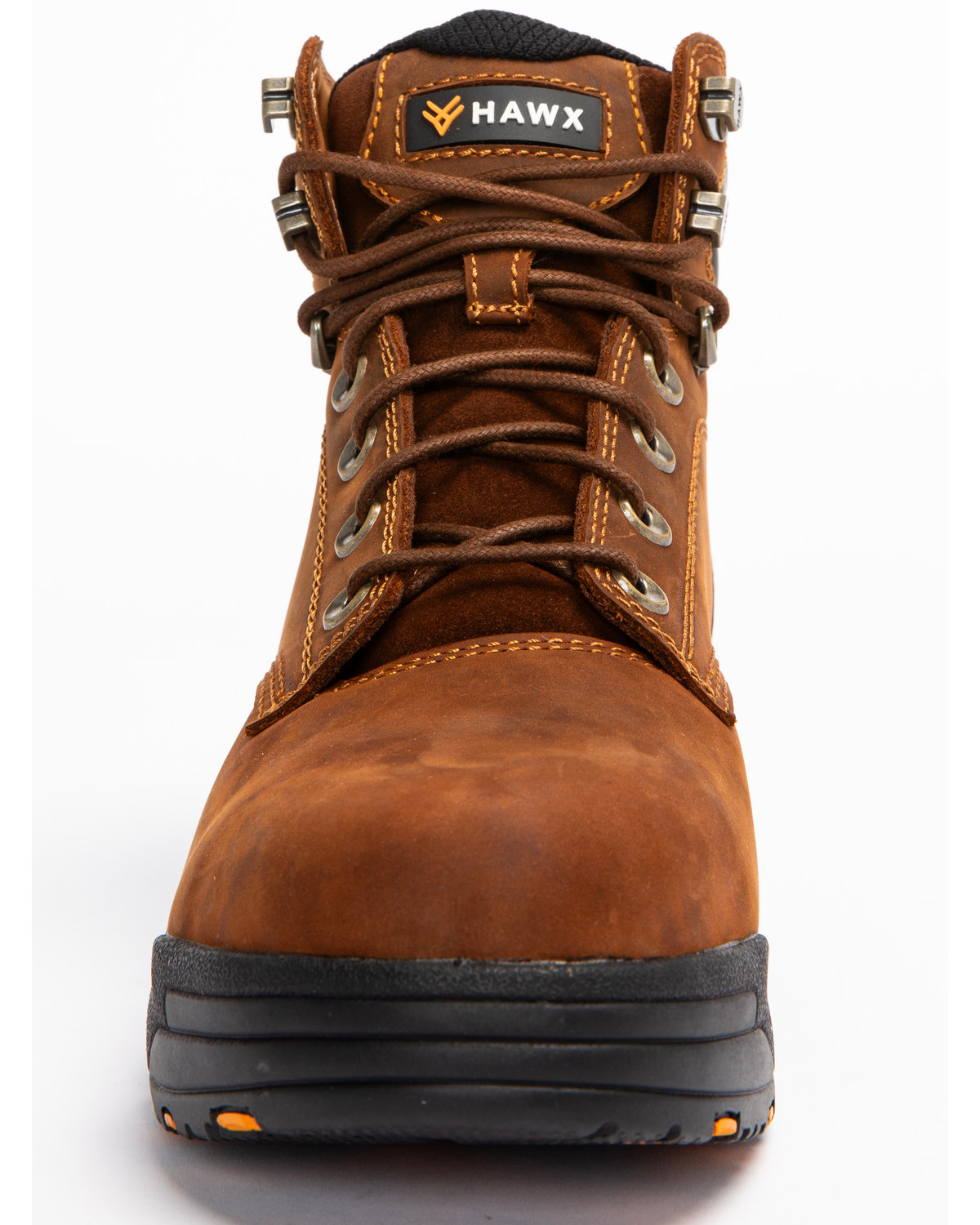 Hawx Men's Brown Enforcer LaceUp Work Boots Composite Toe Boot Barn