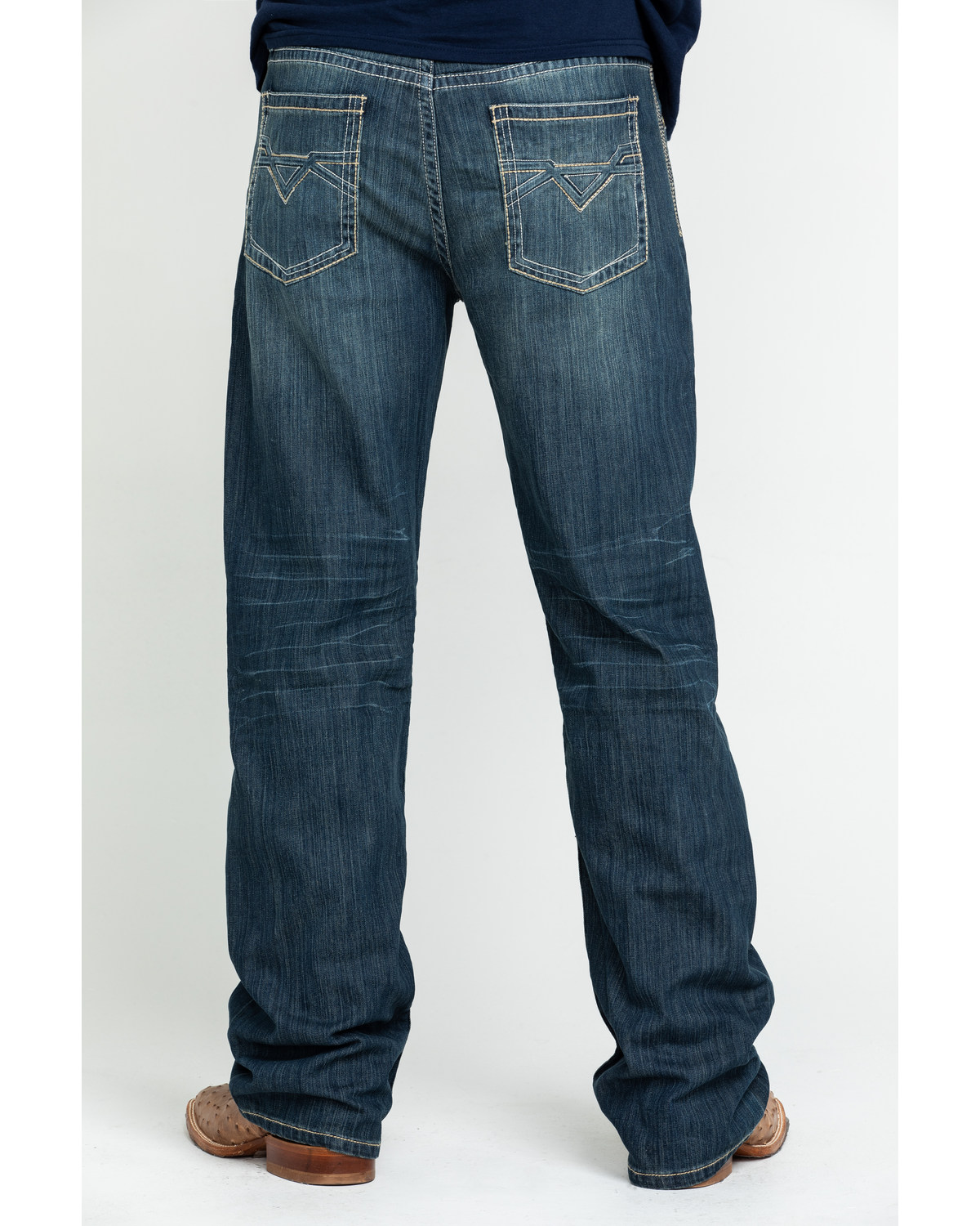 mens loose bootcut jeans