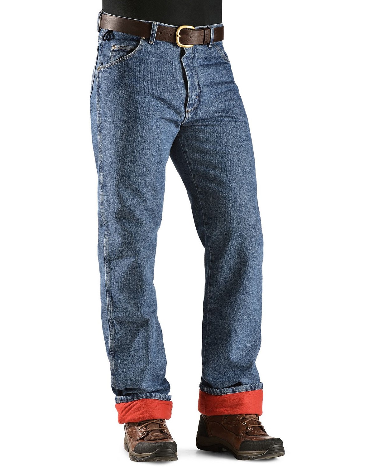 Wrangler Jeans - Rugged Wear Relaxed Fit Flannel Lined | Boot Barn