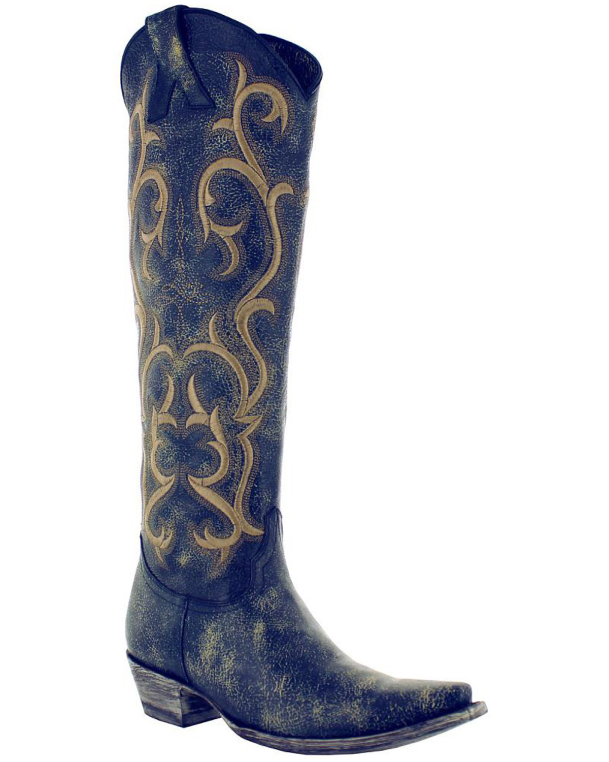 womens boots blue