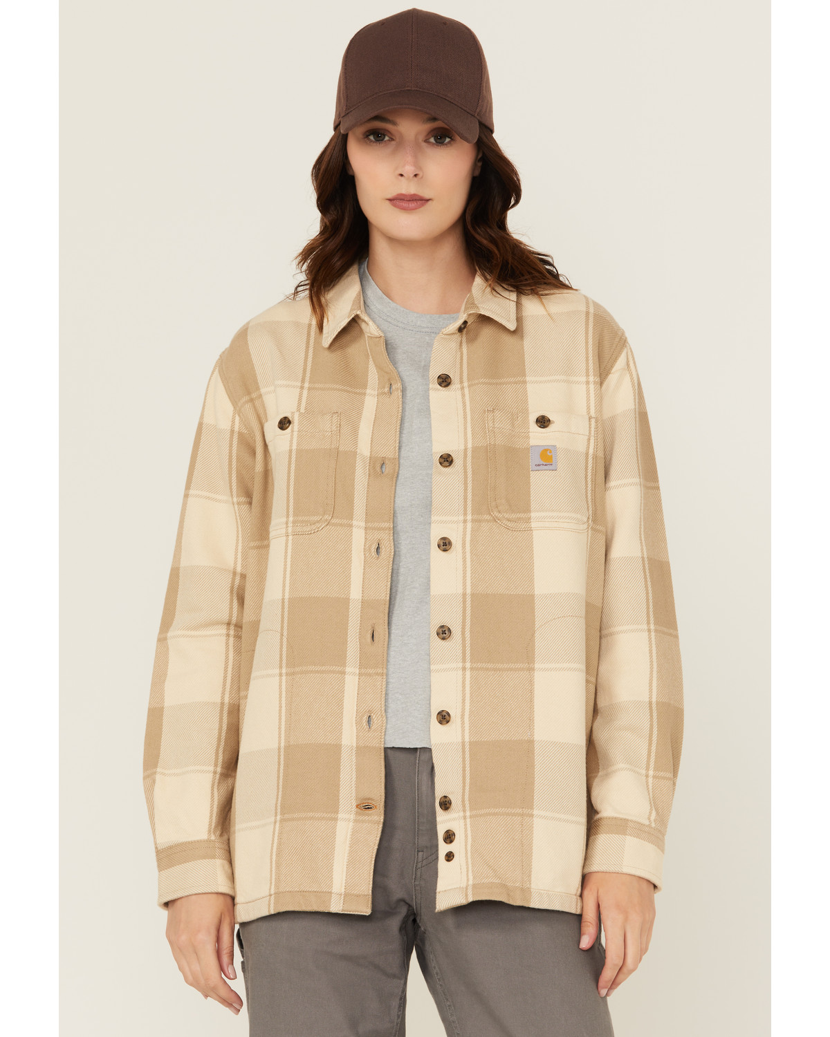 Carhartt Women's Rugged Flex® Loose Fit Heavyweight Duck Shacket
