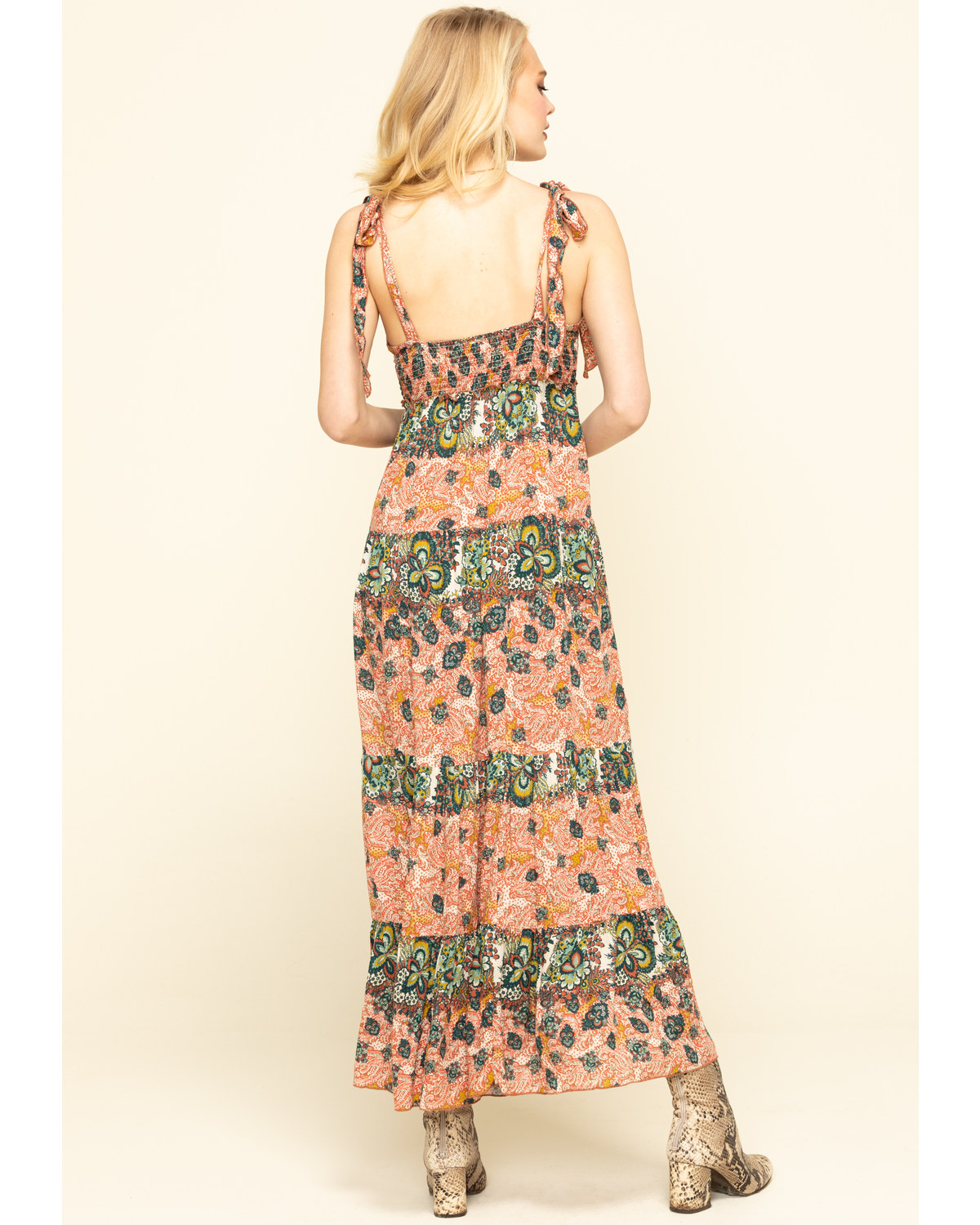 free people lets smock about it maxi