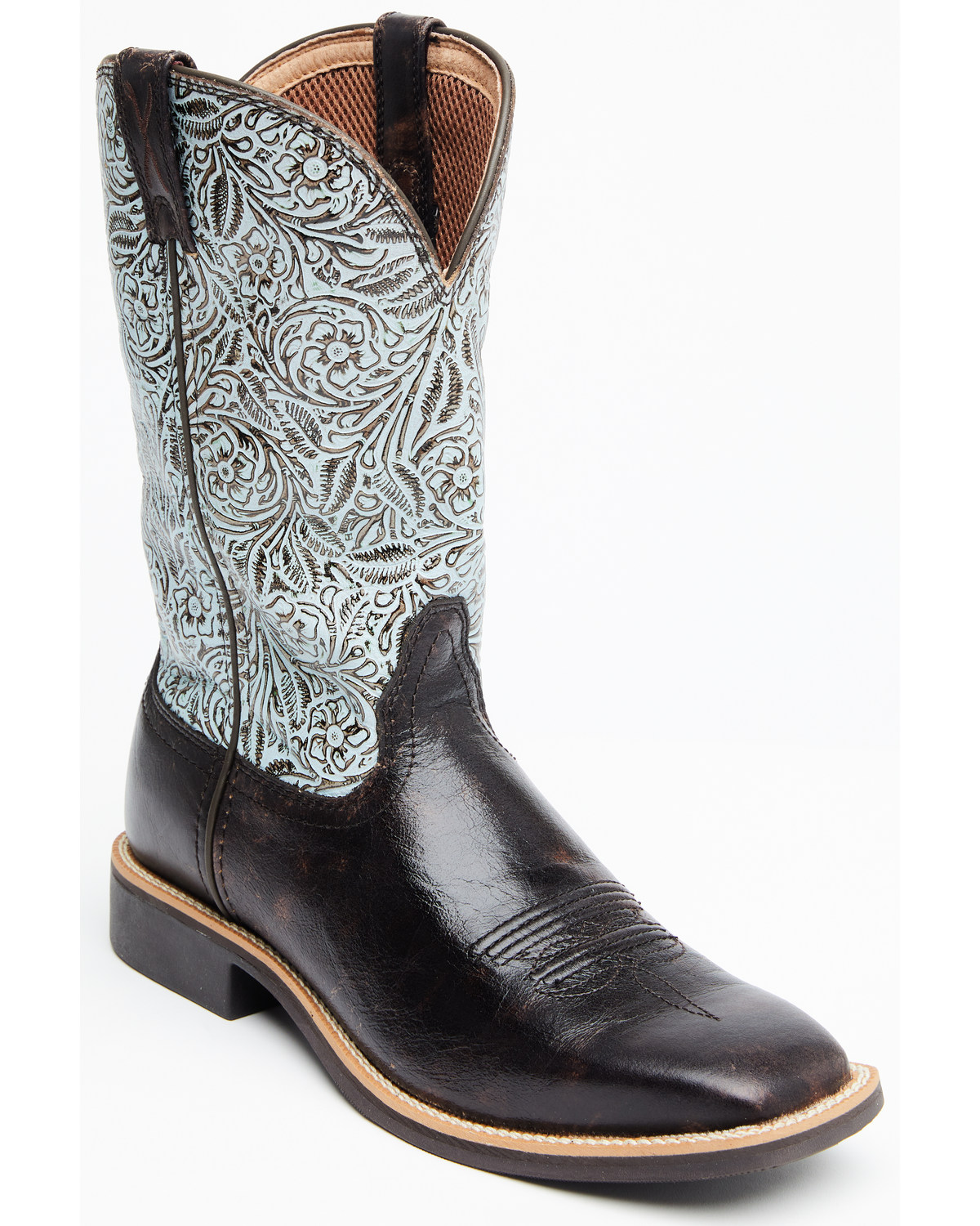 women's wide square toe boots