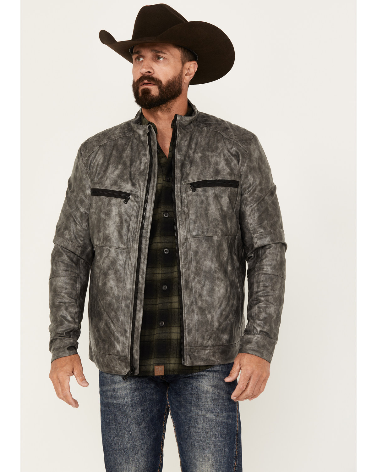Cody James Men's Backwoods 2.0 Leather Jacket