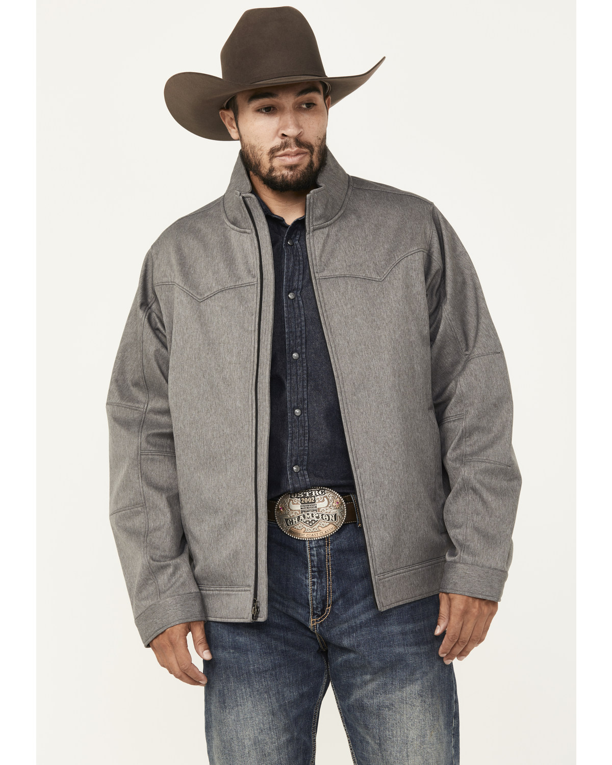 Cinch Men's Textured Concealed Carry Softshell Jacket