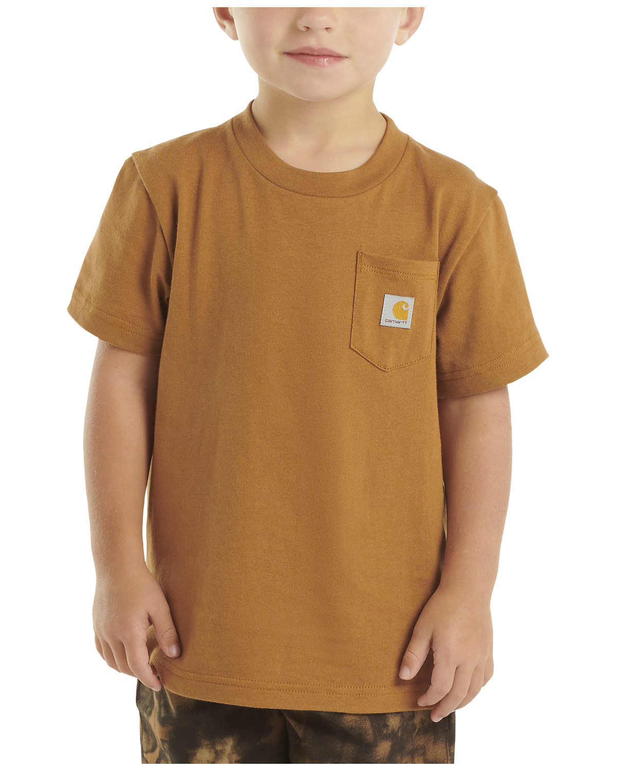 Carhartt Boys' Logo Pocket Short Sleeve T-Shirt
