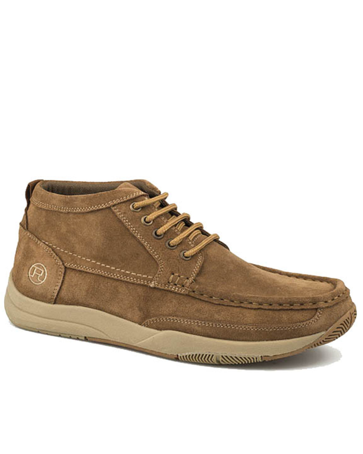 Roper Men's Clearcut Tan Driving Shoes - Moc Toe | Boot Barn