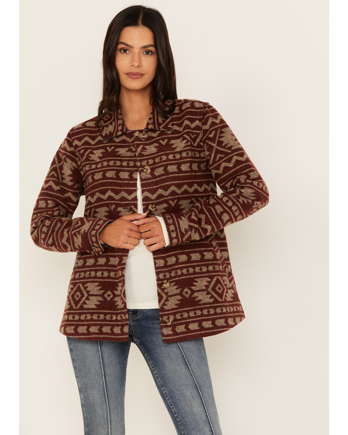 Idyllwind Women's Marie Southwestern Print Shacket