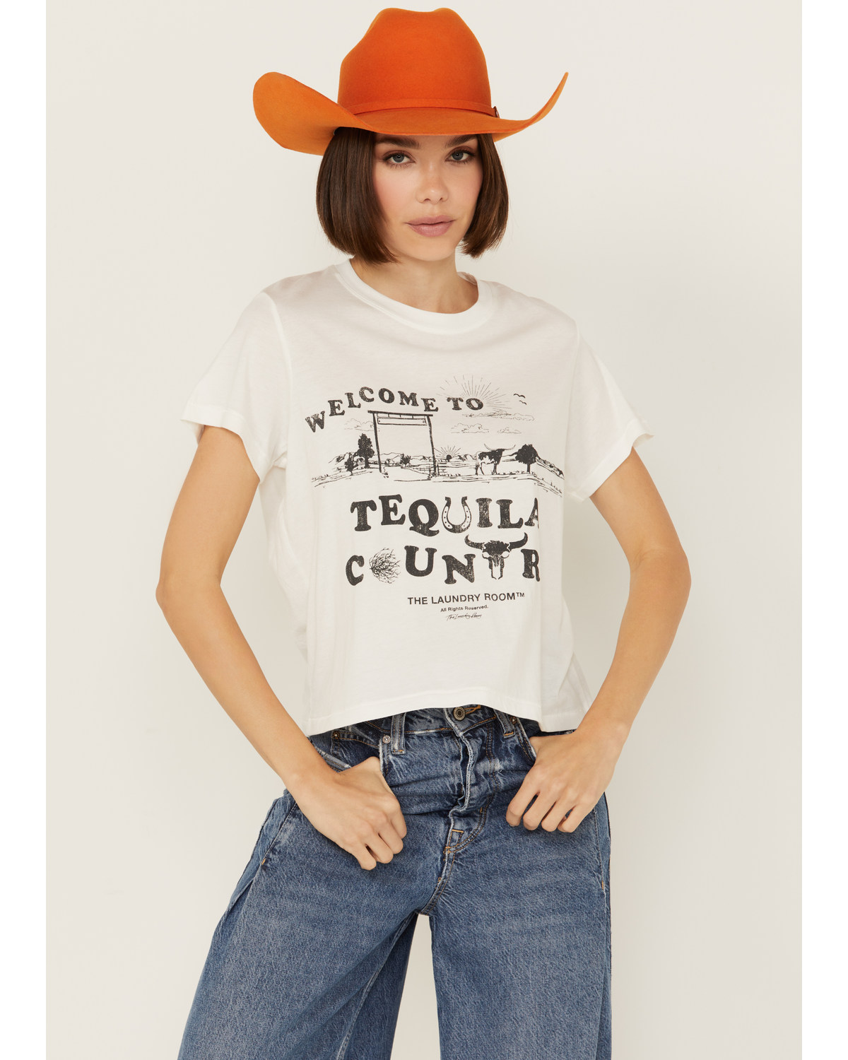 The Laundry Room Women's Tequila Country Short Sleeve Graphic T-Shirt