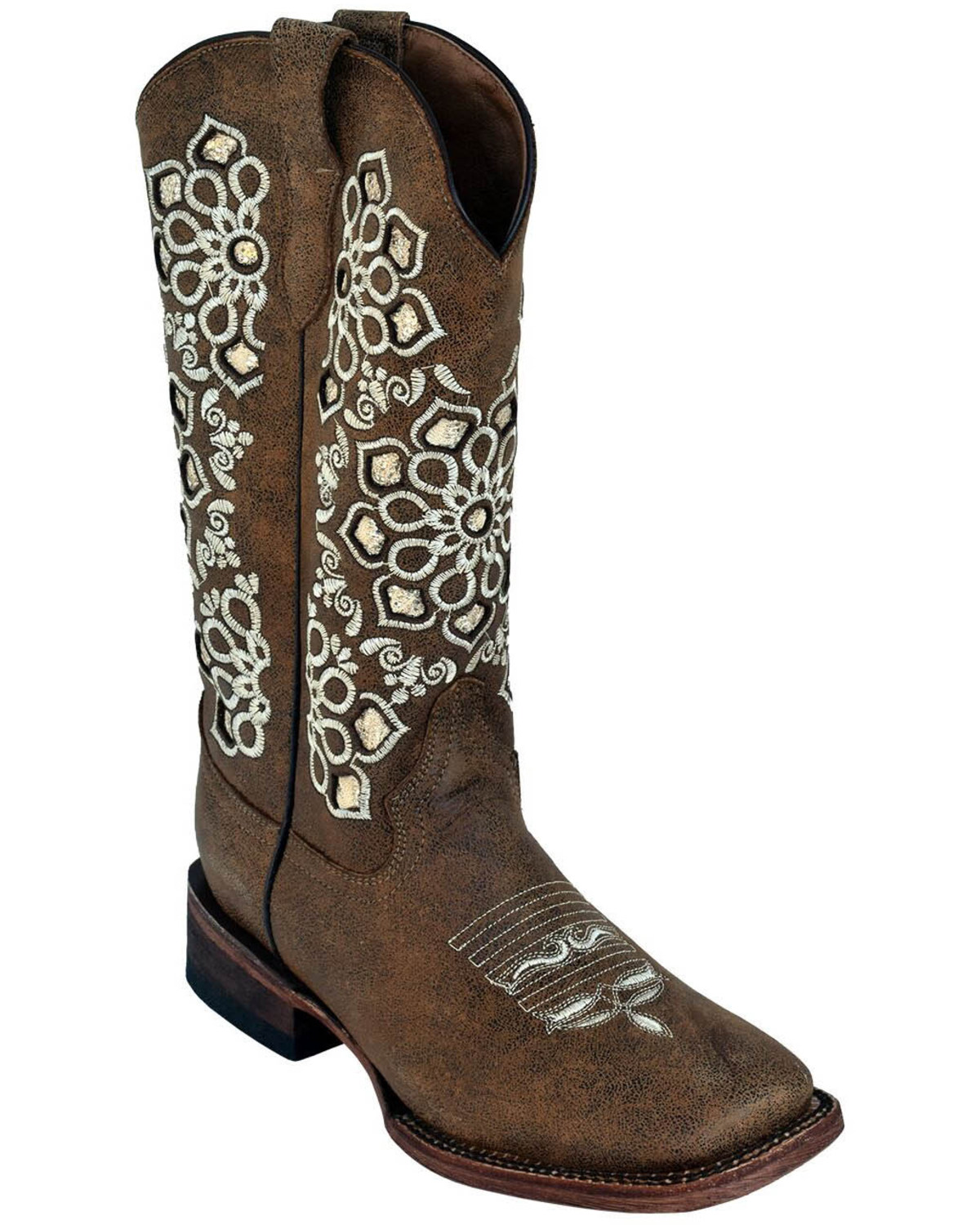 Ferrini Women S Country Glam Western Boots Square Toe Boot Barn
