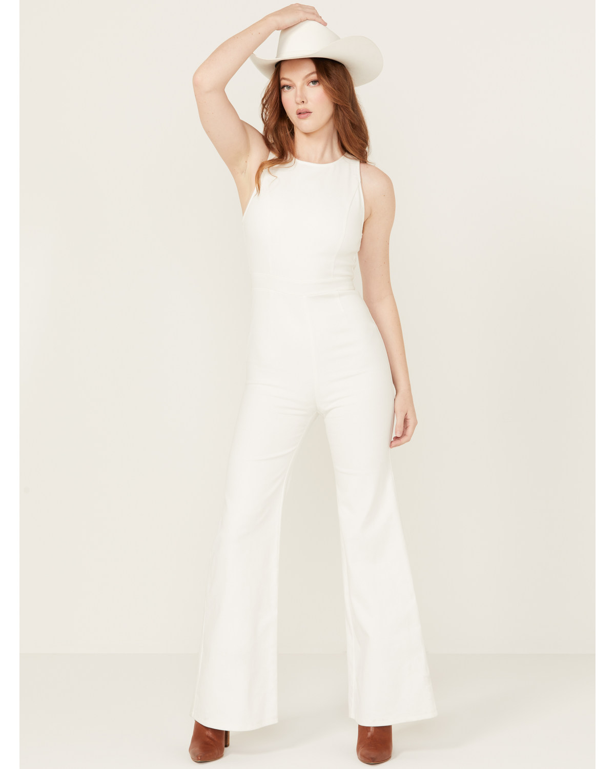 Flying Tomato Women's Flare Jumpsuit