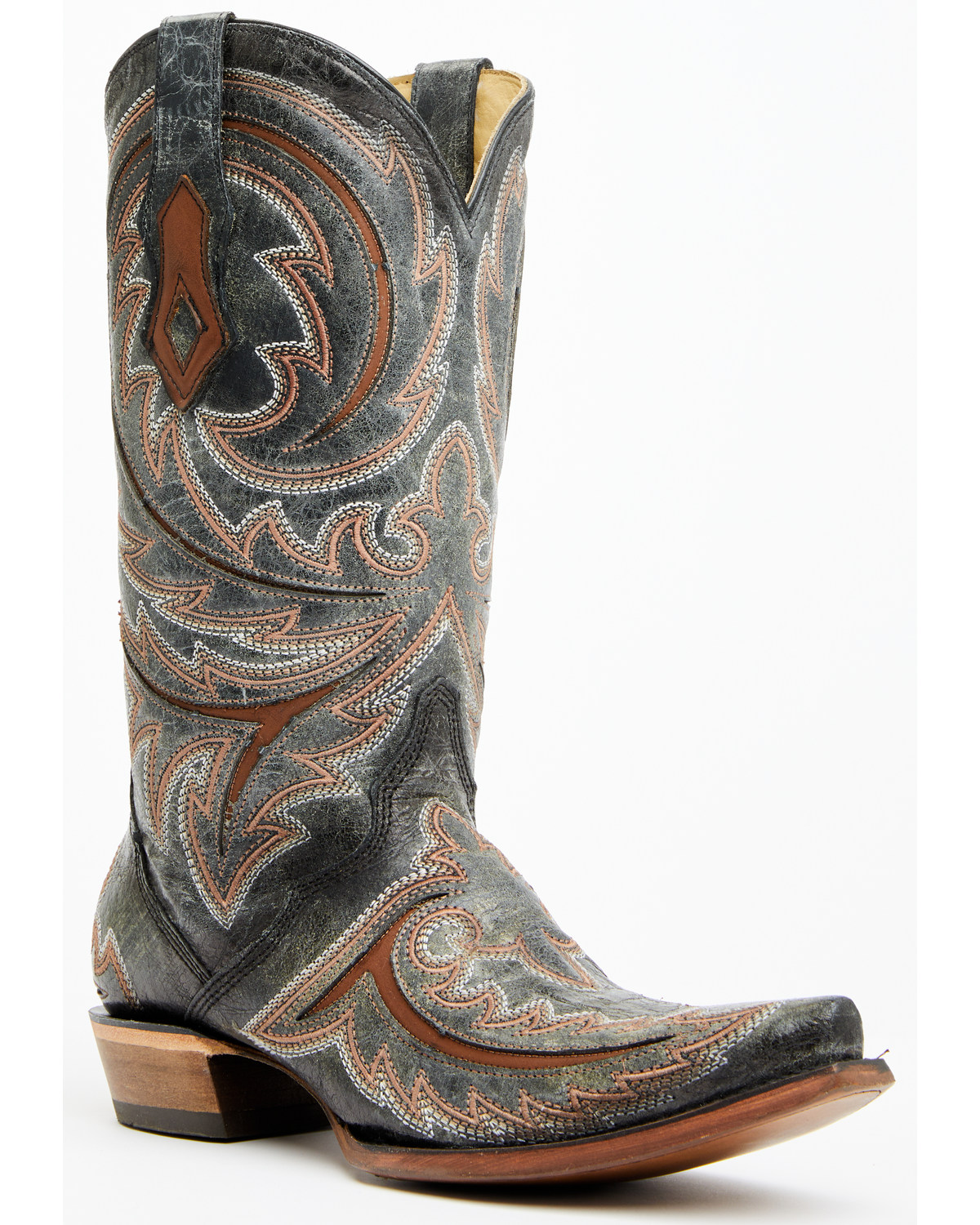 Corral Men's Triad Inlay Western Boots - Snip Toe