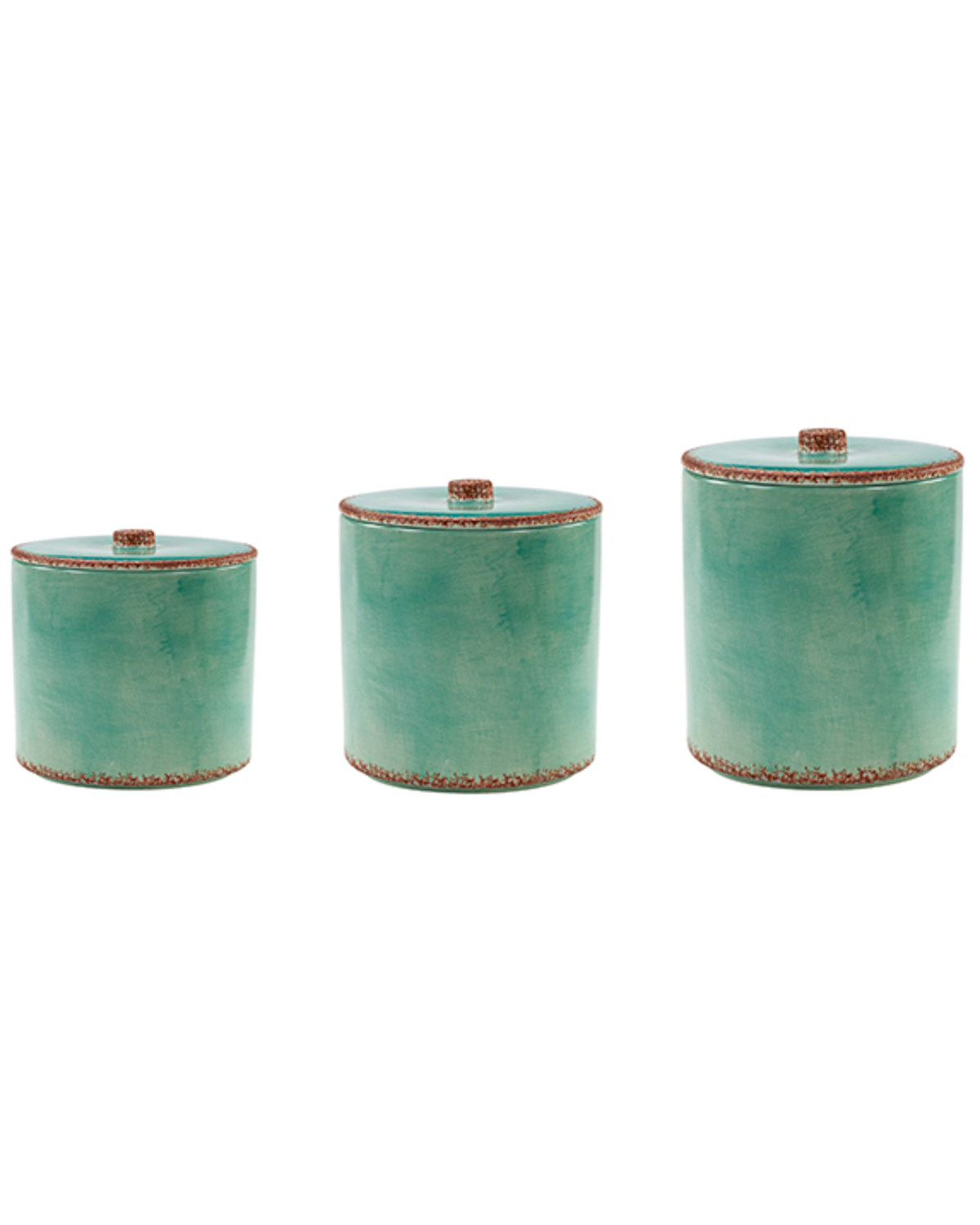 HiEnd Accents Patina Canister Set - 3 Piece