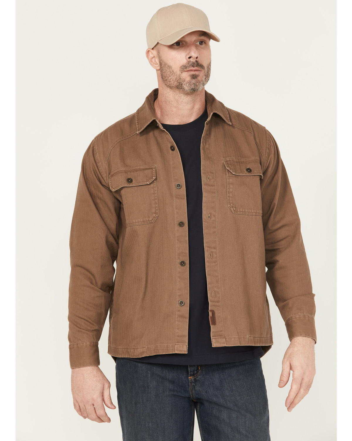 Thorogood Men's Stonewashed Herringbone Shirt Jacket