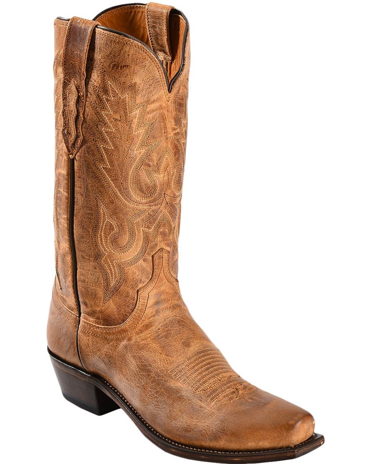 lucchese square toe boots