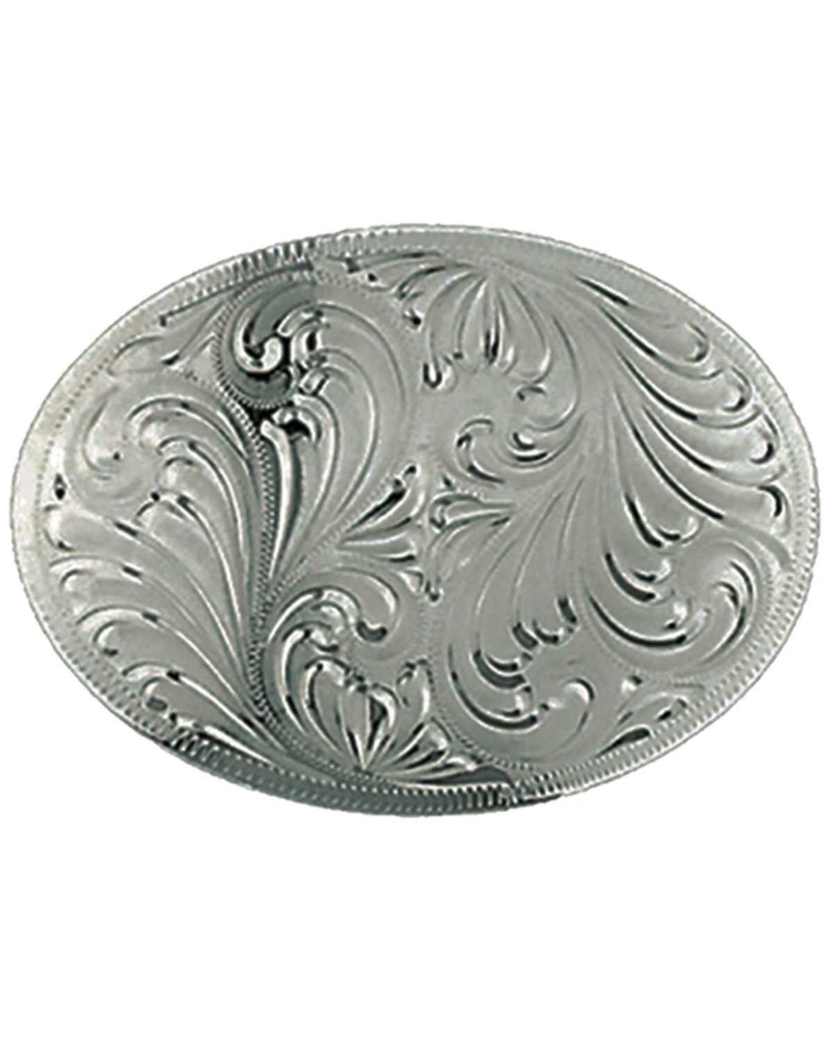 Western Express Engraved Belt Buckle