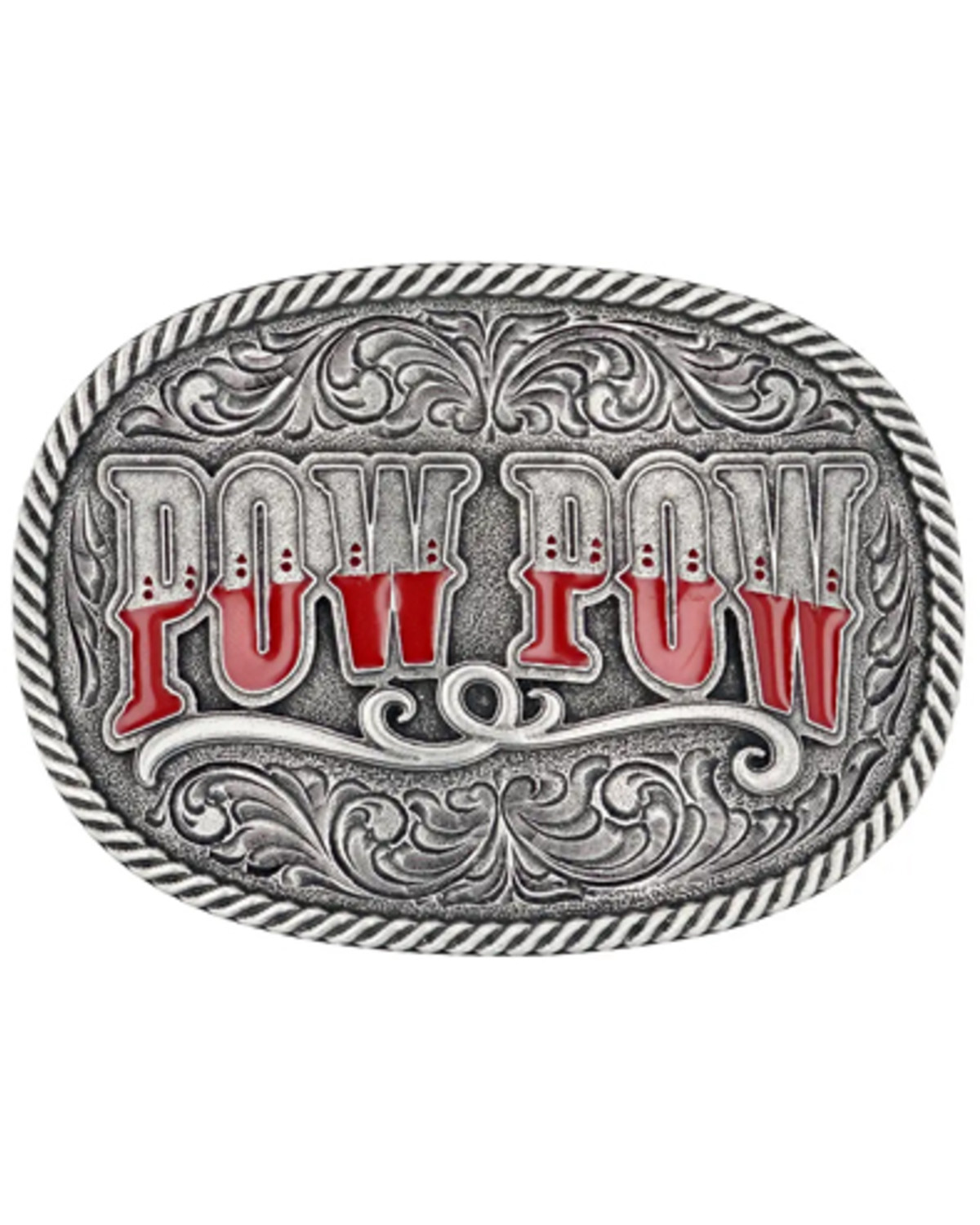 Montana Silversmiths Men's Pow Pow Dale Brisby Belt Buckle
