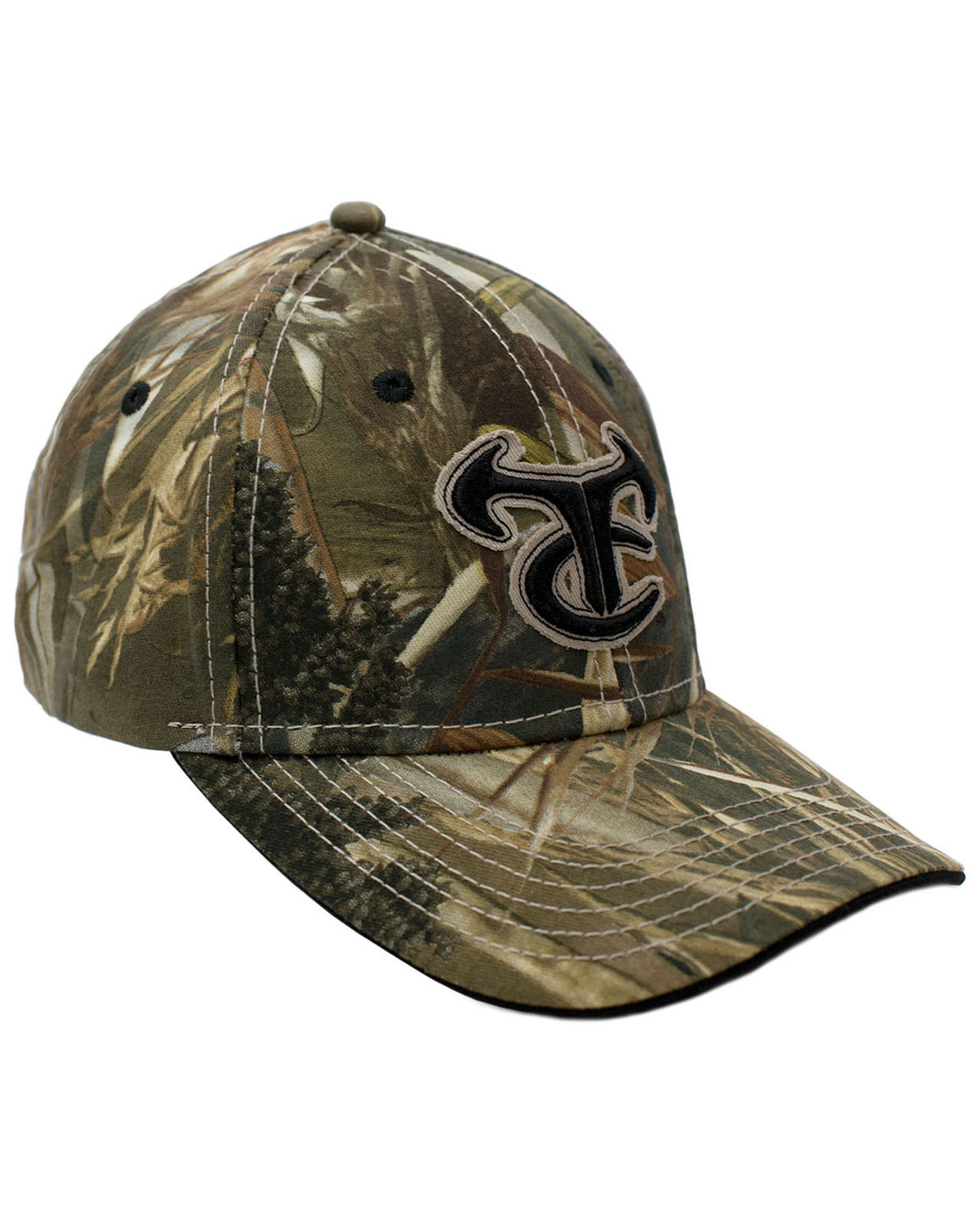 H Bar C Men's Truetimber Camo 3D Logo Embroidered Ball Cap