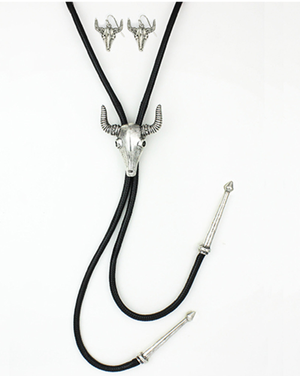 Shyanne Women's Silver Horn Boho Jewelry Set