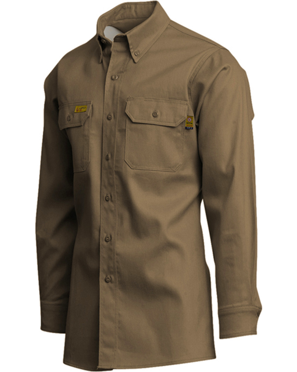 mens khaki work shirts